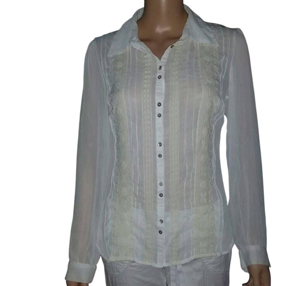 Ivory longsleeve top M